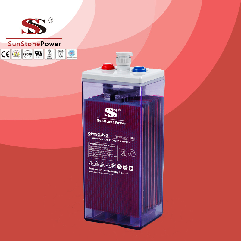 Lead Acid Battery OPS2V490ah Deep Cycle Battery Solar Battery