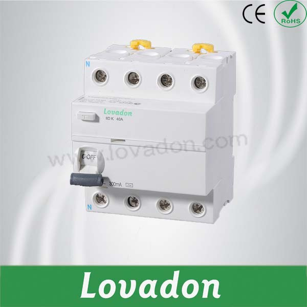 Idk Series 4p Residual Current Circuit Breaker RCCB