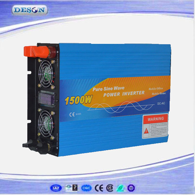 12V/24V/48V 1500W Pure Sine Wave off Grid Inverter