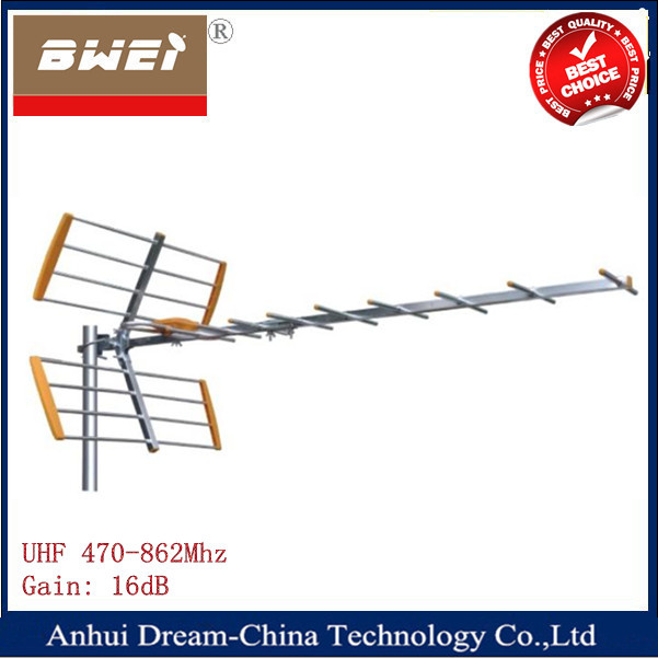 High Gain 16dBi Digital Yagi Antenna for TV