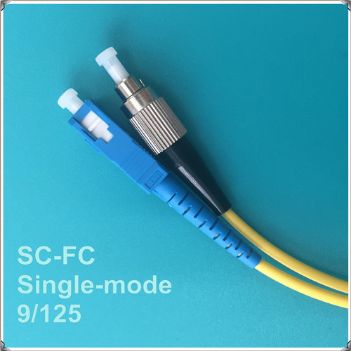 FC-Sc Upc Single-Mode Fiber Optic Patch Cord