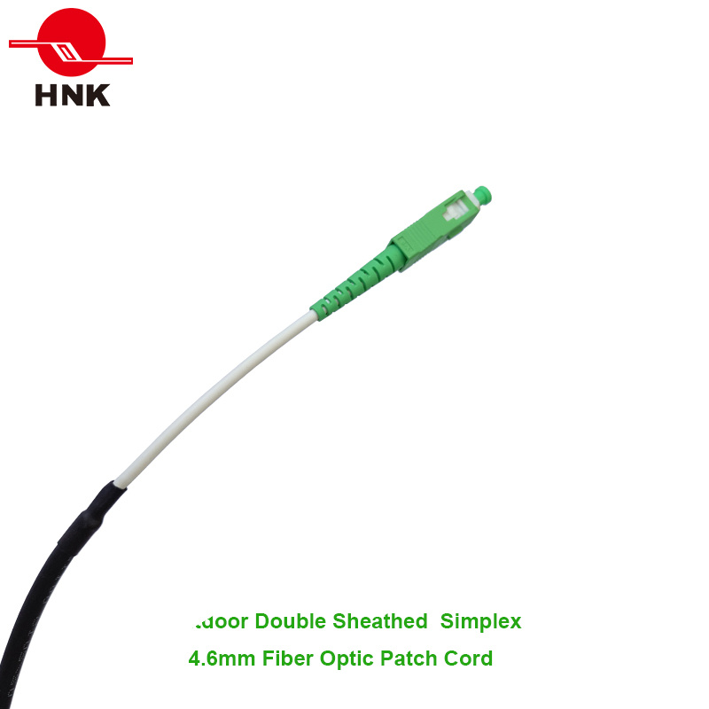 4.6mm Outdoor Simplex Double Sheathed Fiber Optic Patch Cord