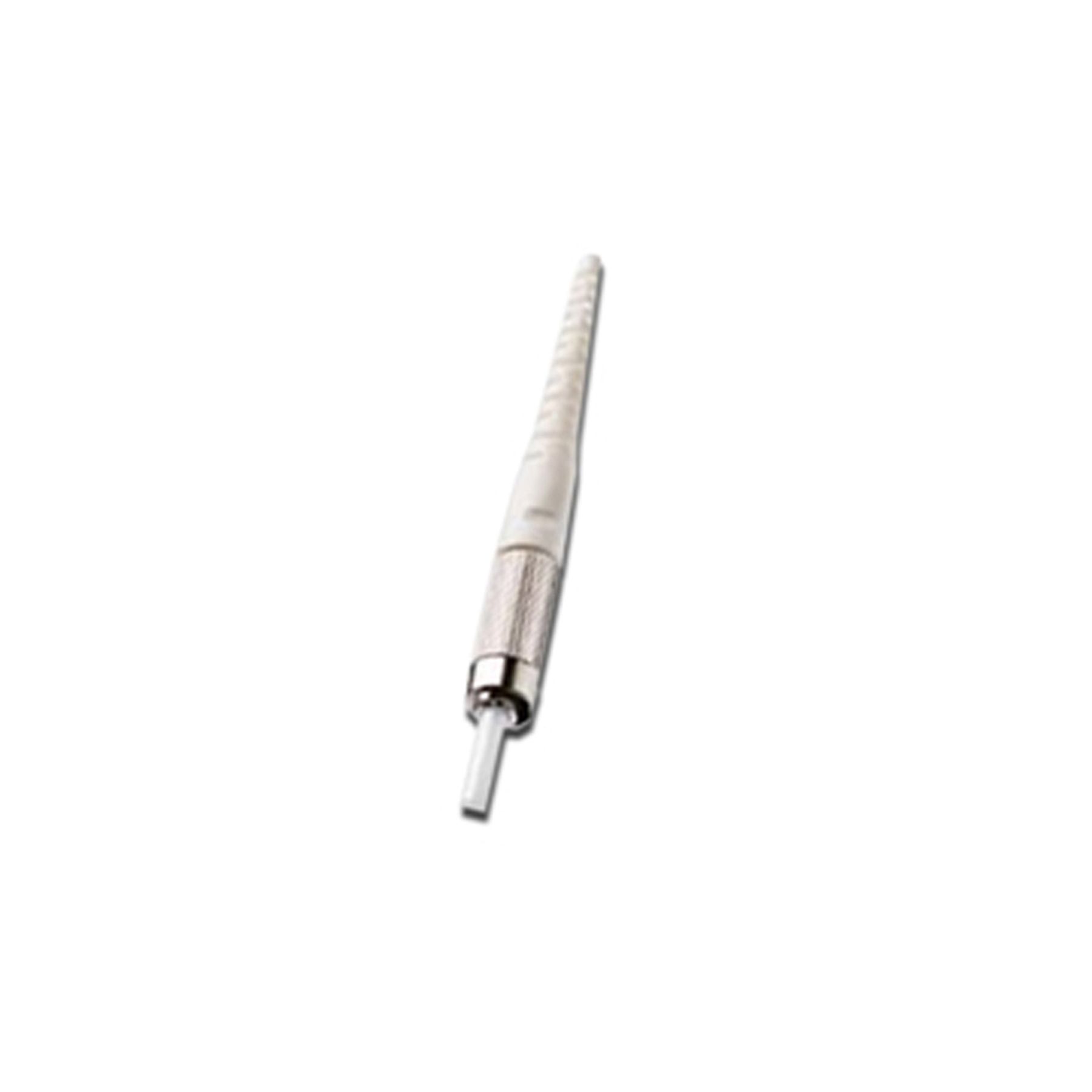 DIN/PC Fiber Optic Connector with White Boot