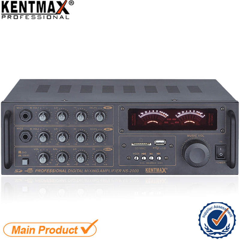 30W 85dB USB SD Power Amplifier with VFD Display (NS-2000)