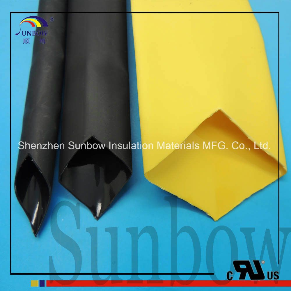 Heavy Wall 3: 1 Black Polyolefin Heat Shrink Sleeve with Glue