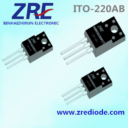 30A Mbr3020fct Thru Mbr30200fct Schottky Barrier Rectifier Diode ITO-220ab Package