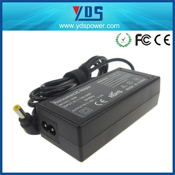 19V 3.16A 60W Laptop Adapter for Toshiba