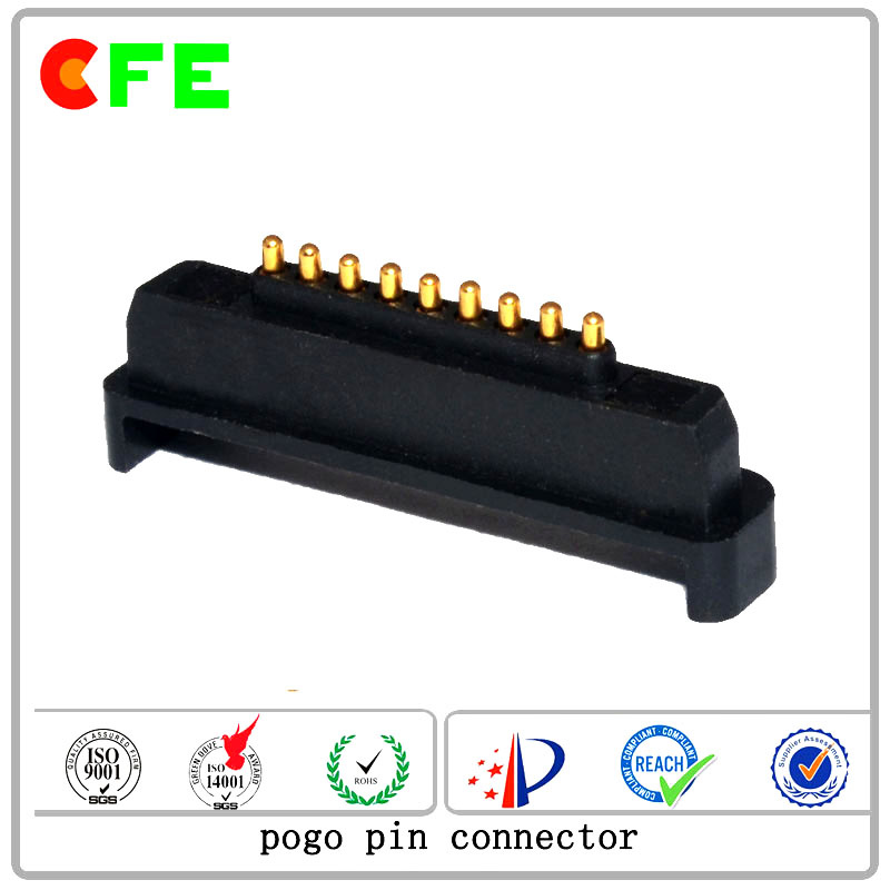 9pin Spring Loaded Pogo Pins with Houisng