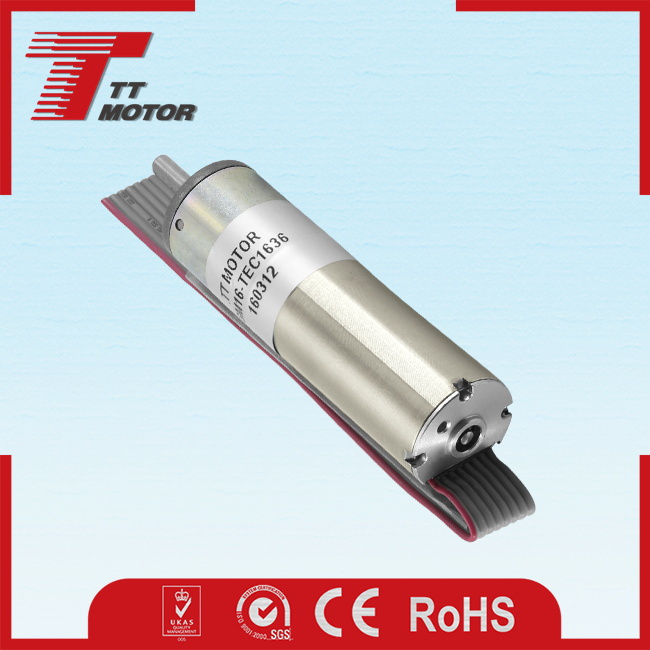16mm 12V brushless planetary gear DC motor for optics instruments