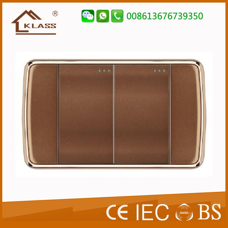 Wall Decorative 2 Gang 2 Way Switch