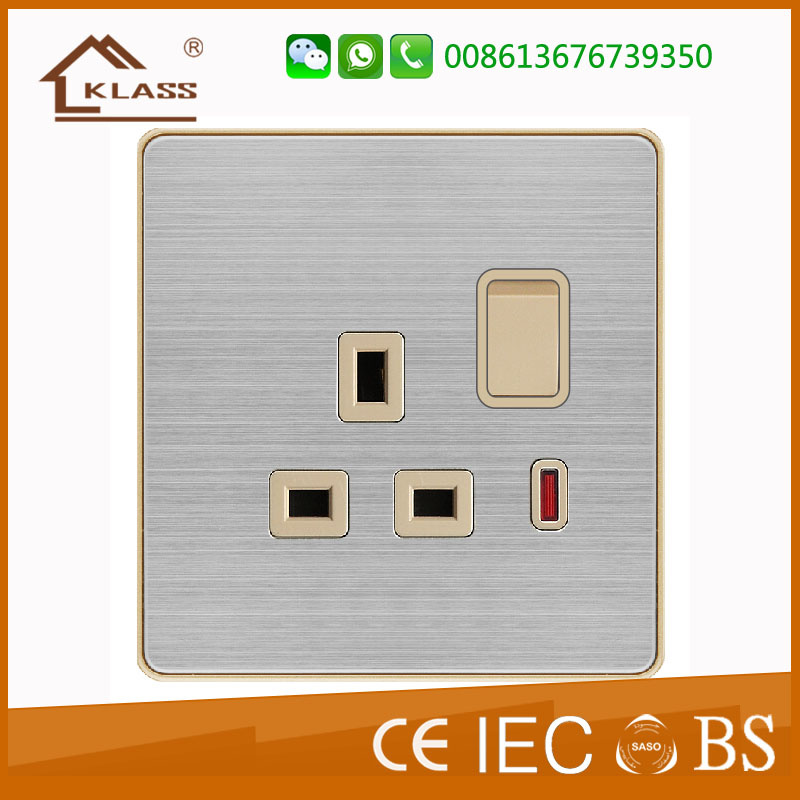 Bangladesh Wall Switch Socket 1gang and 13A Socket