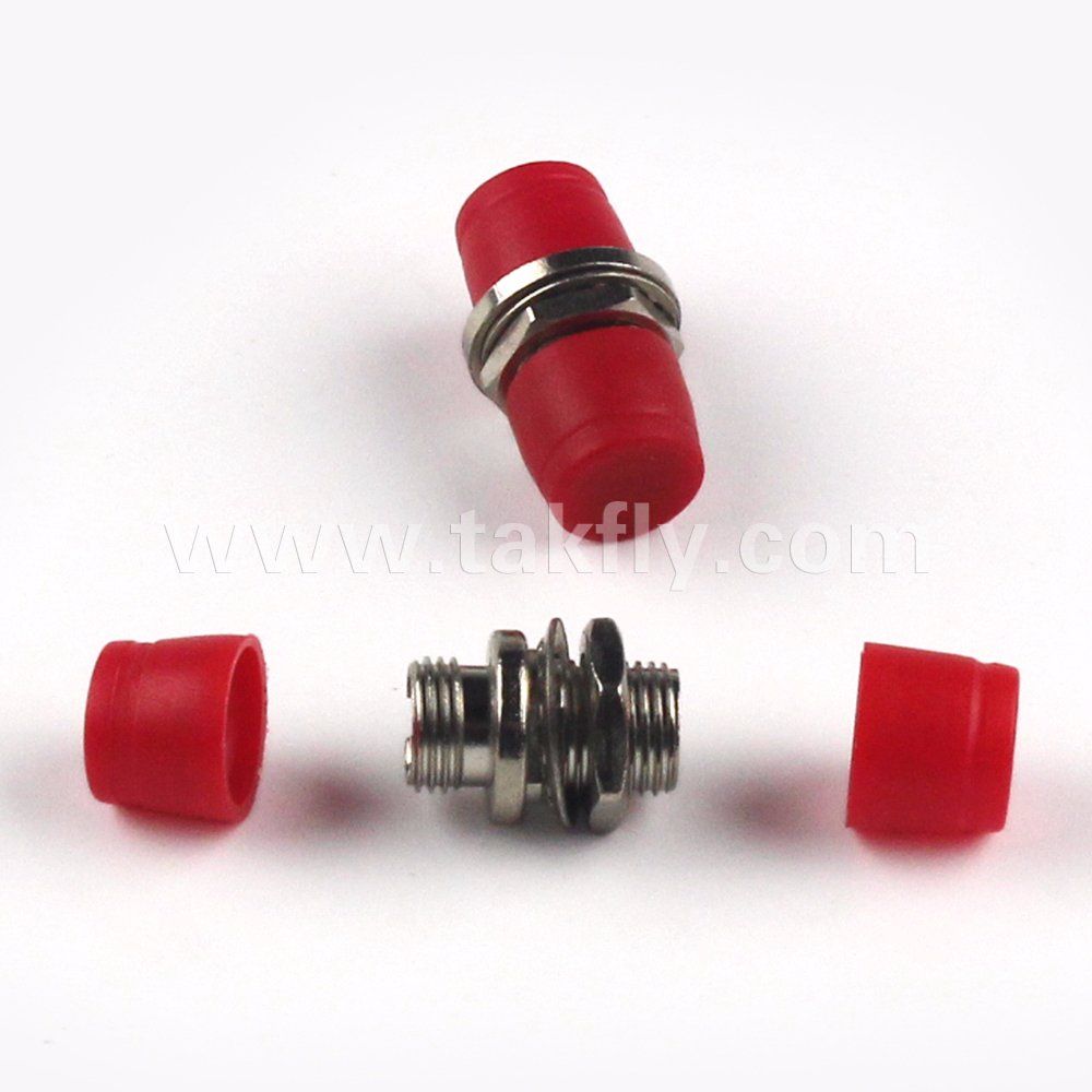 Small Insertion Loss D Type FC to FC Sm Simplex Optical Fiber Adapter