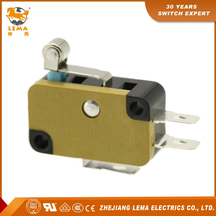 High Quality Kw7n-3t Roller Lever Actuator Magnetic Micro Switch