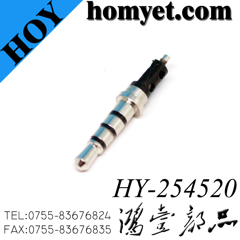 Earphone Connector Male 3.5mm Stereo Plug Jack 4 Pole Connector
