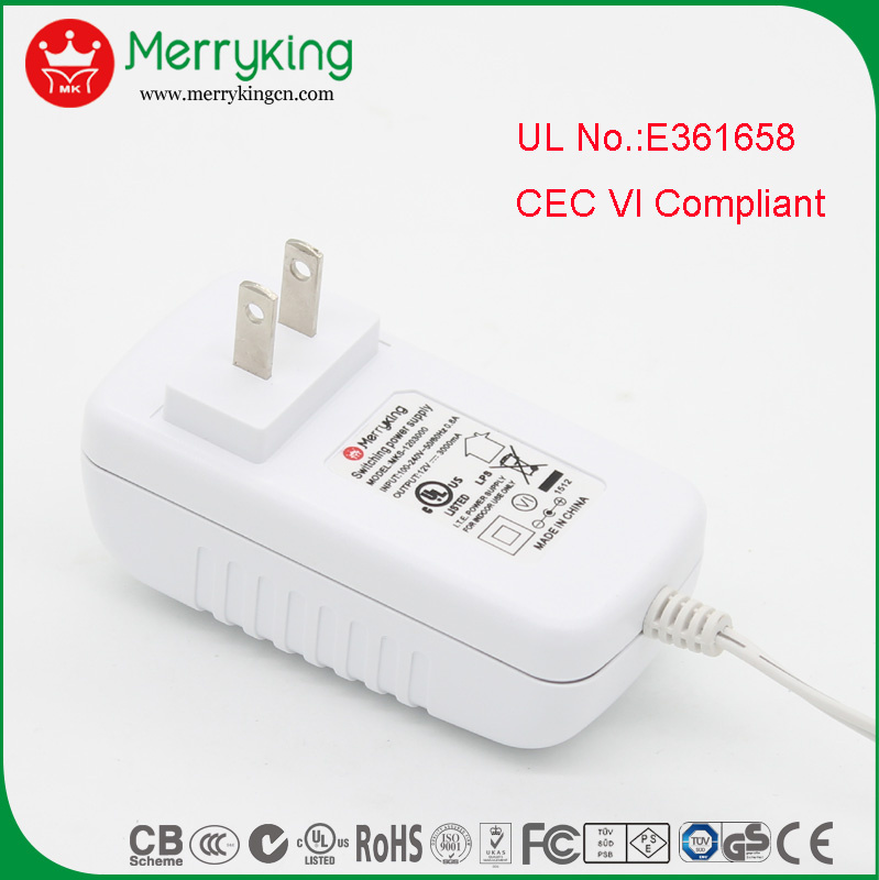 Energy Efficiency Level VI DC Adapter 100% Have to Aging Test
