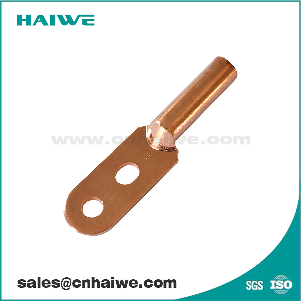 Dt Tinned Copper Tube Cable Terminal Lug with Two Holes