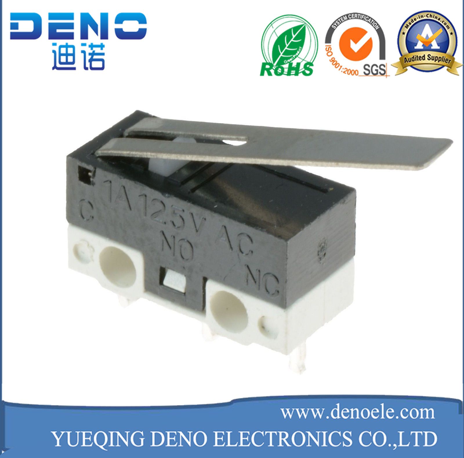 Spdt Mini Long Lever Actuator Micro Switch