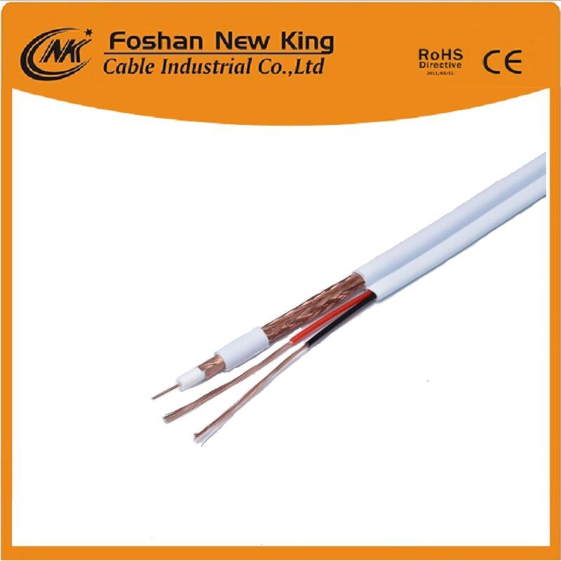 Factory Rg59 with Power Cable (Rg59+2C) Coaxial Cable for Surveillance Monitoring