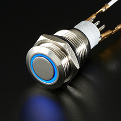 LED Push Button Switch, Electric Car Metal Switch (L16, L19, LS16, L22, L25)