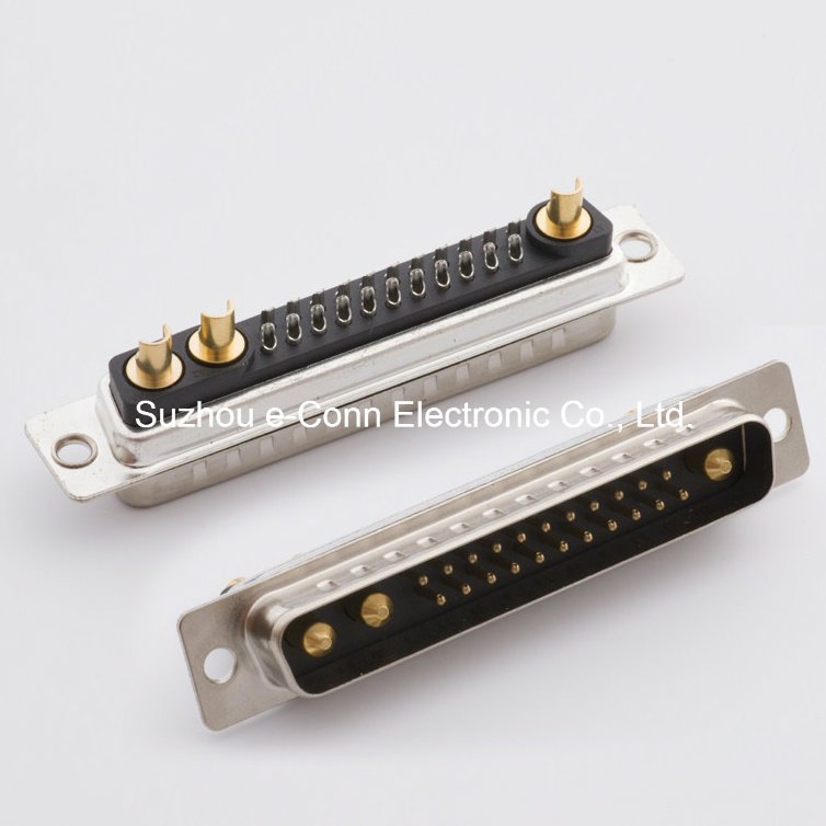 25W3 Male Coaxial D-SUB Connector