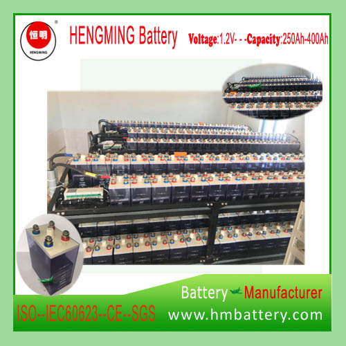 Gnz300 110V300ah Pocket Type Nickel Cadmium Battery Kpm Series (Ni-CD Battery) Rechargeable Battery of Uganda Project