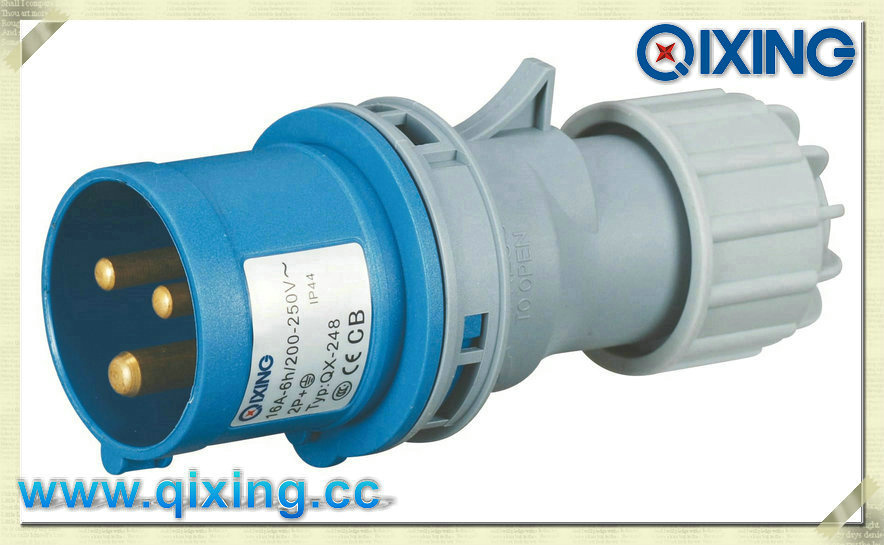 Cee/IEC 32 AMP 3p 320V Blue Industrial Plug & Socket