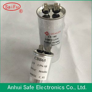 Cbb65 Air Conditioner Lighting Aluminum Capacitors