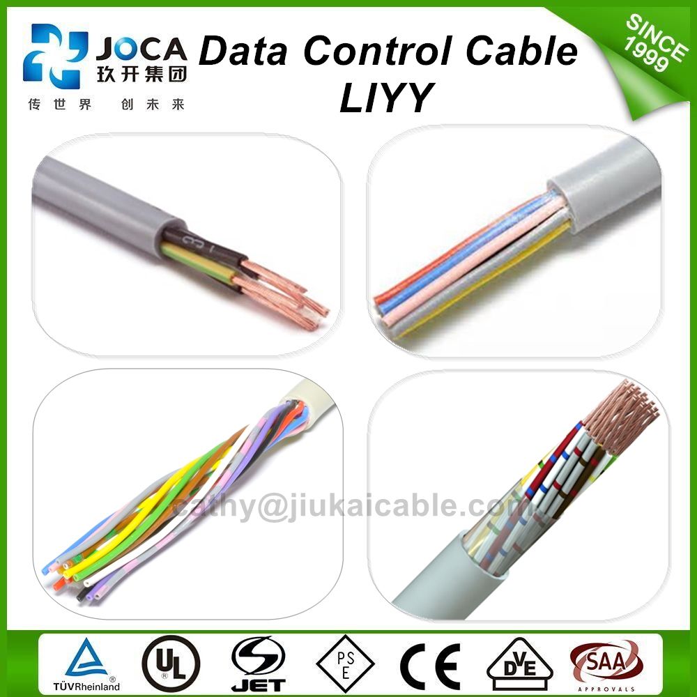 Flexible Multi Core Liyy Signal Cable From 0.14mm to 1.5mm