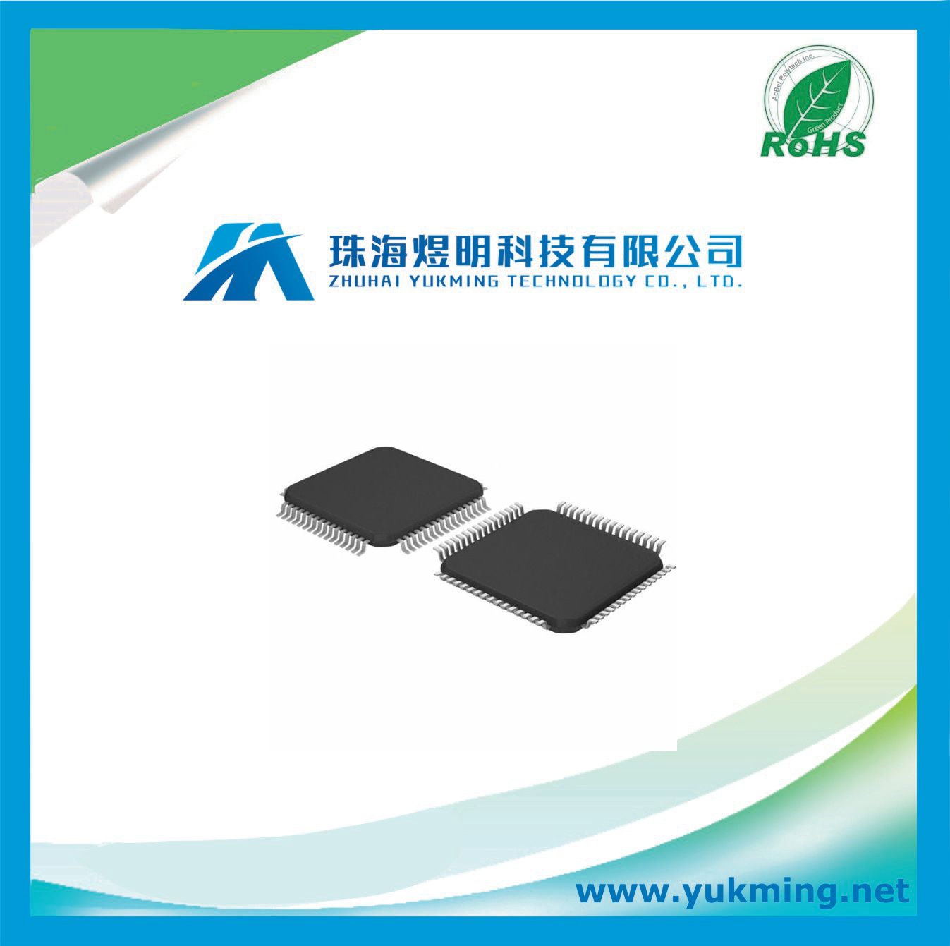 Integrated Circuit Atmega64A-Au of 8-Bit Microcontroller IC