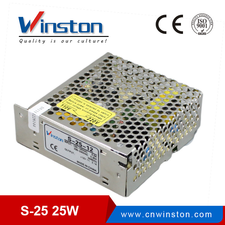 S-25 Series Single Output Switching Power Supply with Ce RoHS