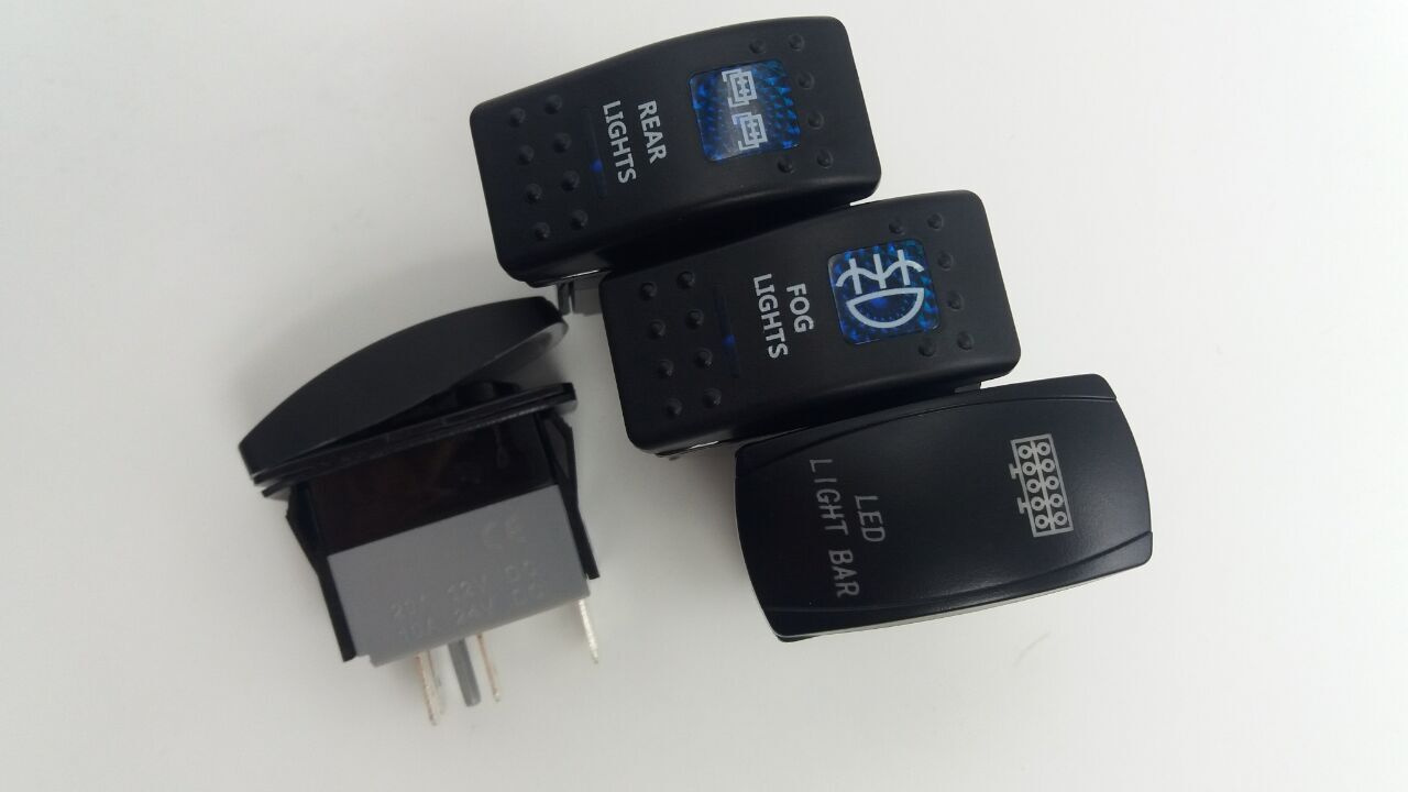 LED Light Rocker Switch on/off Rocker Switch Air Comp Fog Switch