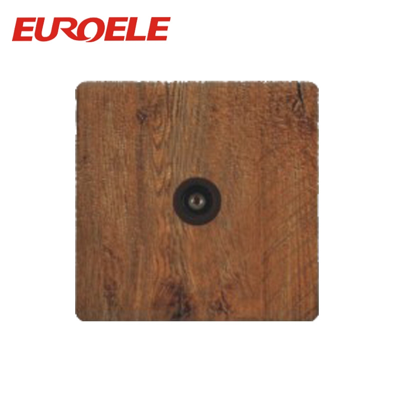 New Model Wooden Color PC TV Socket
