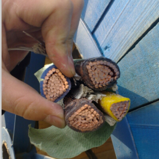 LV Power Cable Cu/XLPE/PVC 3X120+50mm2