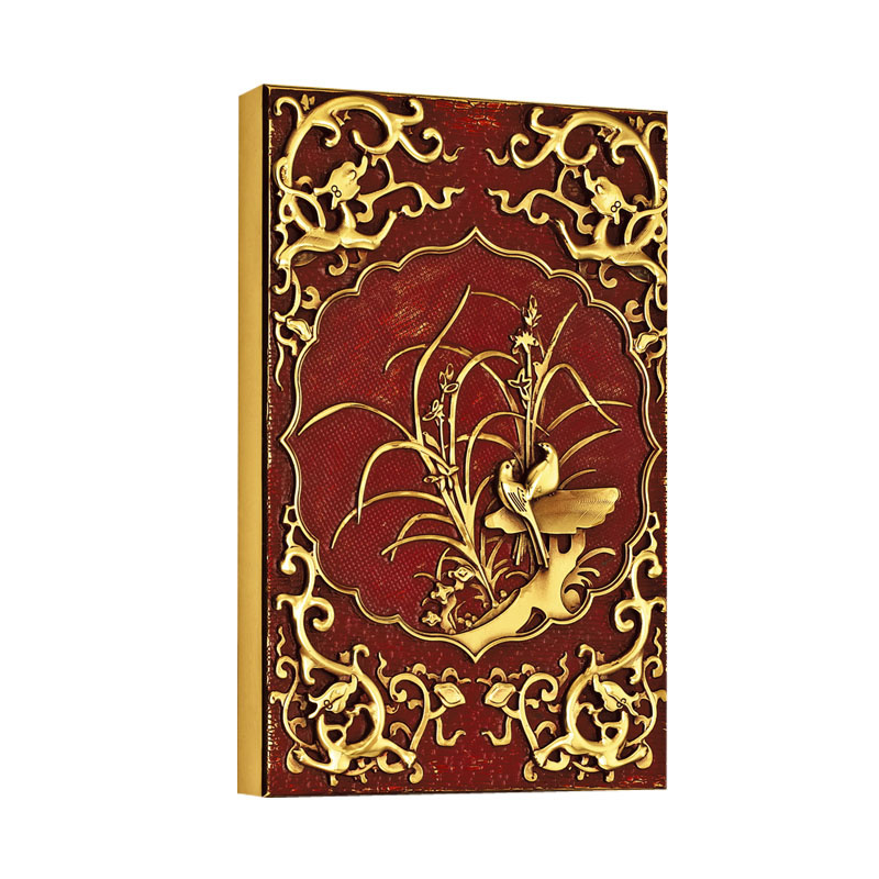 Brass Wall Power Switch Sliding Cover with Classic Patterns
