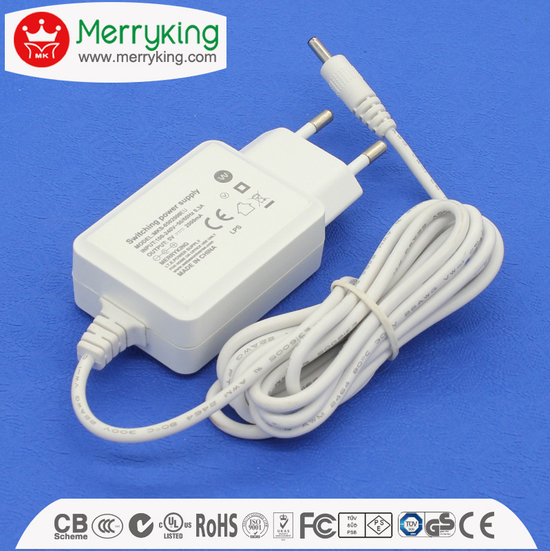 AC/DC Adapter EU AC Plug Can Be Level VI Energy Efficiency
