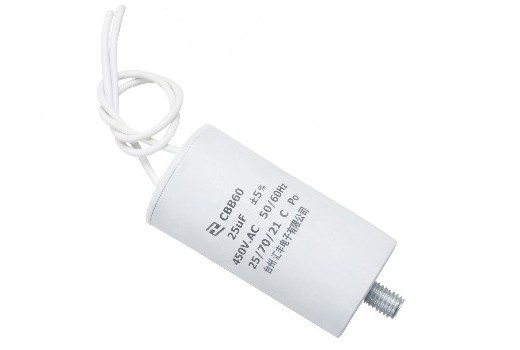Cbb60 Motor Run Capacitor with Wire, Screw, Pin