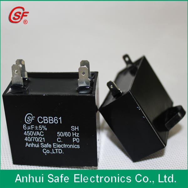 Electronic Fan 6UF Sh 440VAC AC Motor UL Passed Capacitor