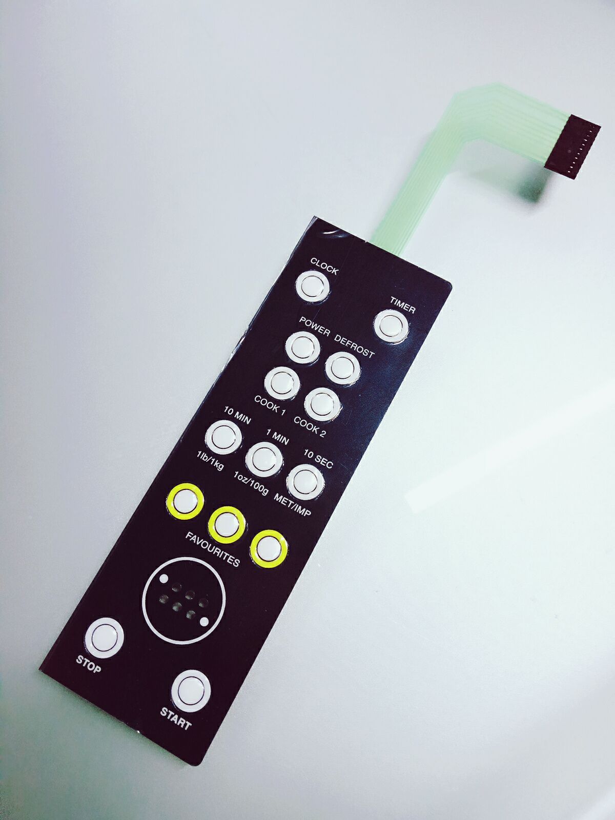 Multi-Buttons Membrane Switch Keyboard with Metal Dome