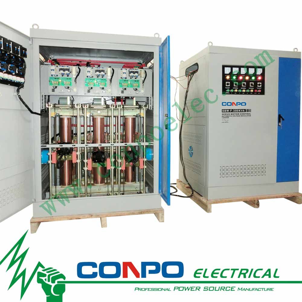 SBW-F-300kVA Split-Regulating Full-Automatic Compensated Voltage Stabilizer/Regulator