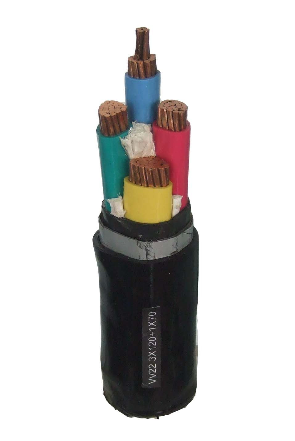 Low Voltage Power Cable 3X4+1X4 mm2 Flame Retardant
