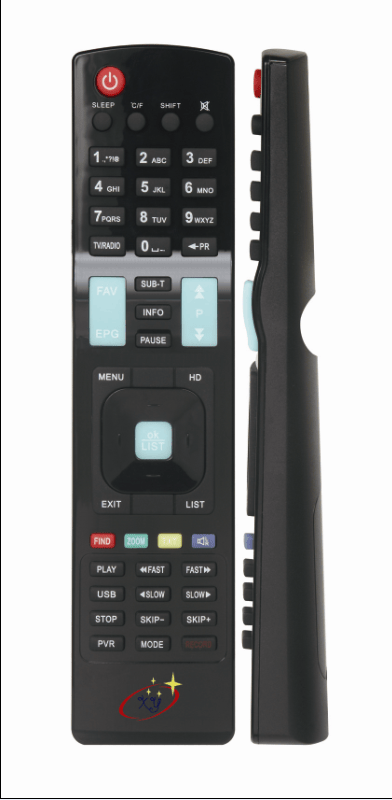 Top Brand STB Universal Learning TV Remote Control