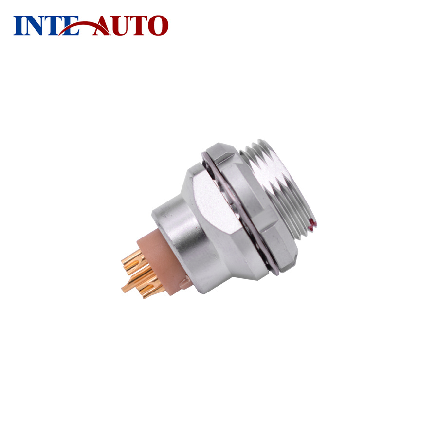 Metal Circular Fixed Socket for Back Panel Mounting
