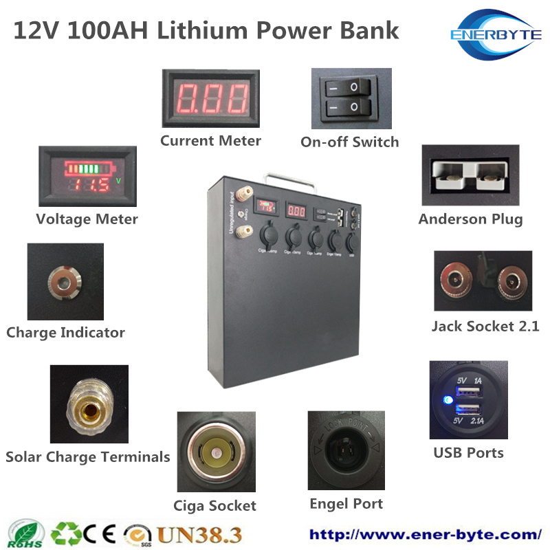 Portable Nmc Lithium Battery for RV and Caravans