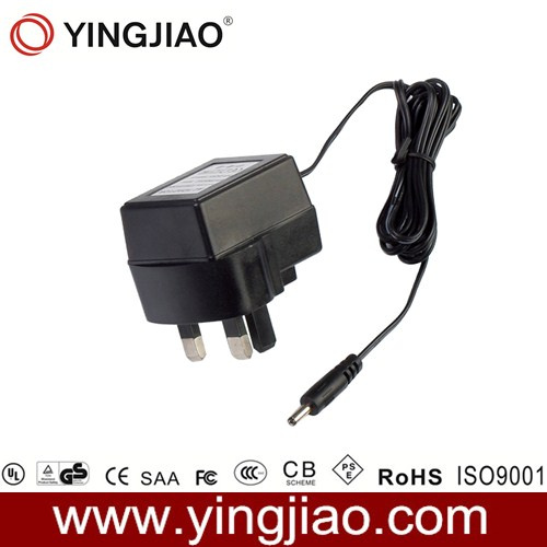 3W UK Plug in Adapter with CE
