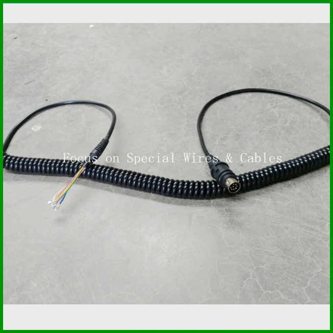 Spring Wire Spiral Cable for Different Industry Instrument Equipment