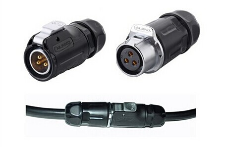 CE Approved IP65 Waterproof 3 Pin Wire Connector for LED