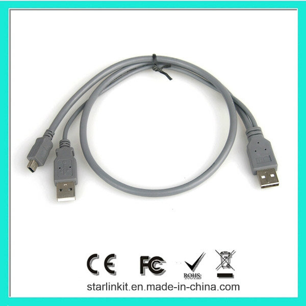 High Speed Top Quality USB Cable 2A to Bm Gray