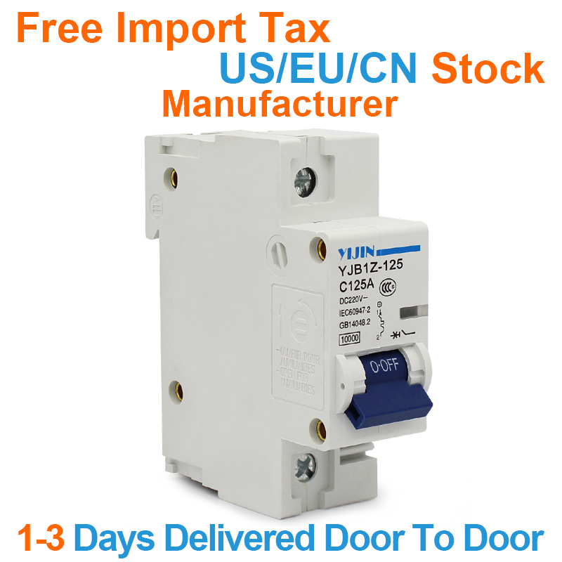 1p 125A 220V DC Circuit Breaker Solar System Protection