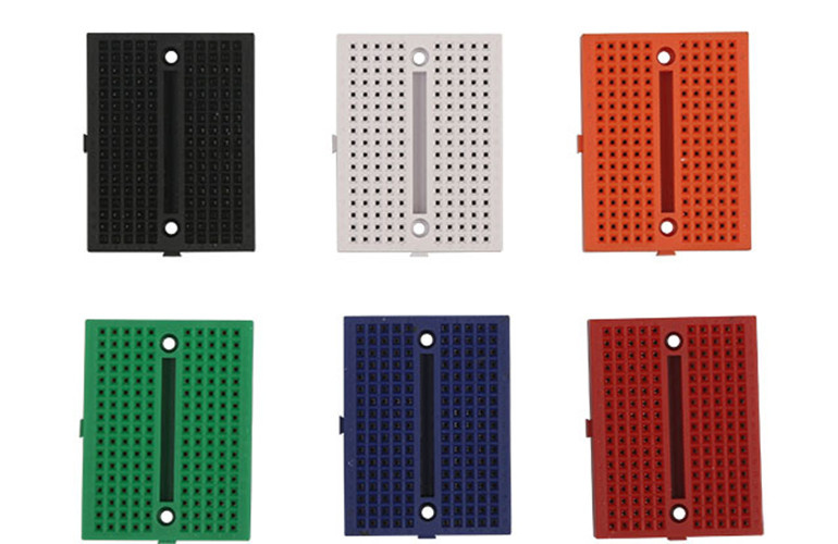 Colorful Mini Integrated Circuit Solderless Breadboard for Test (BB-601P)