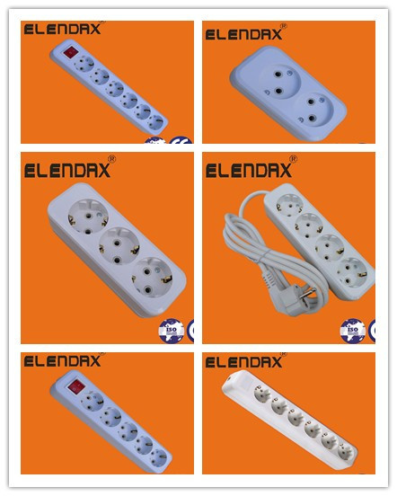 Extension Socket Power Cords with Switch
